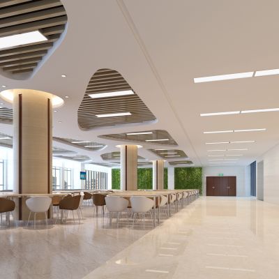  现代餐厅员工餐厅