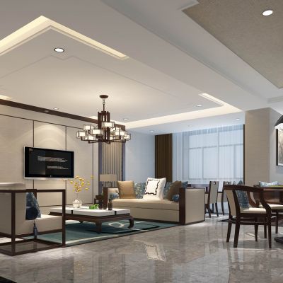 三里街棋牌室豪华大包厢3D模型