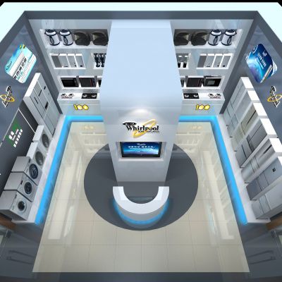 家庭电器惠而浦展厅3D模型