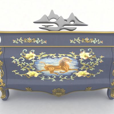 欧式风格装饰柜