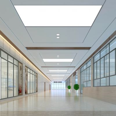 医技楼一层走道