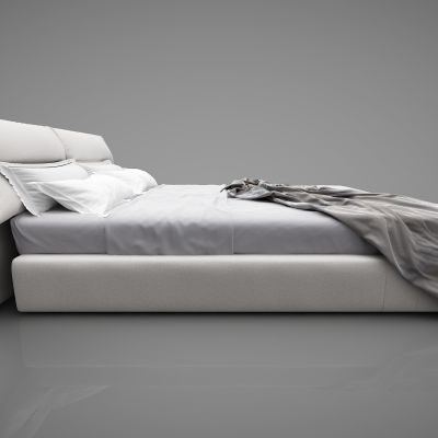 现代风格双人床