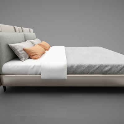 现代风格双人床