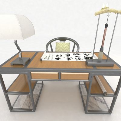 新中式风格书桌