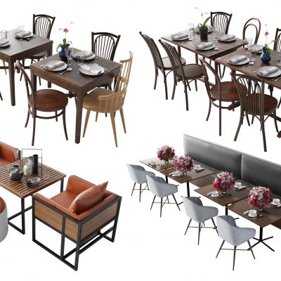现代餐桌椅