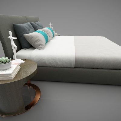 现代风格床具
