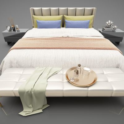 现代风格床具