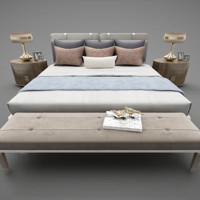 现代风格床具
