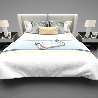 现代风格床具