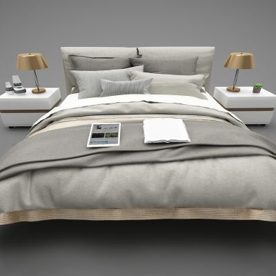 现代风格床具