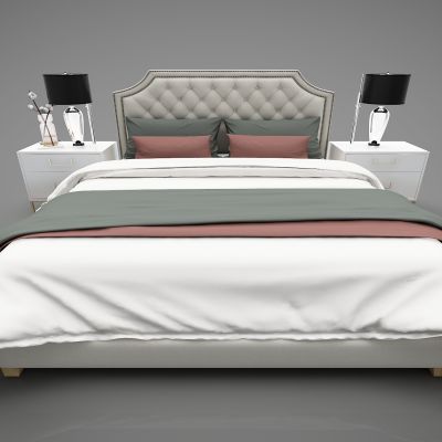 现代风格床具