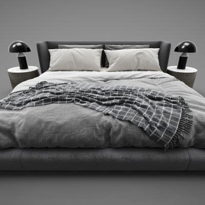 现代风格床具