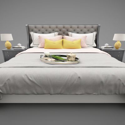 现代风格床具