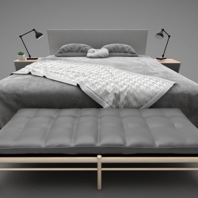 现代风格床具