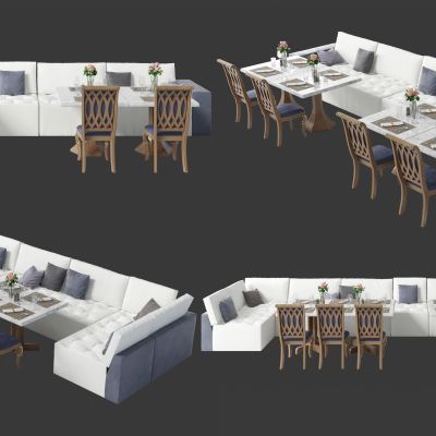 现代沙发茶几组合