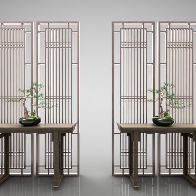 新中式风格装饰台