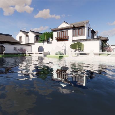 绿城风中式别墅