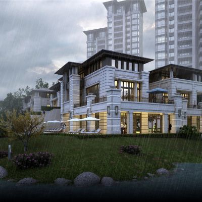 东莞松山湖高层+别墅（新古典）柏涛