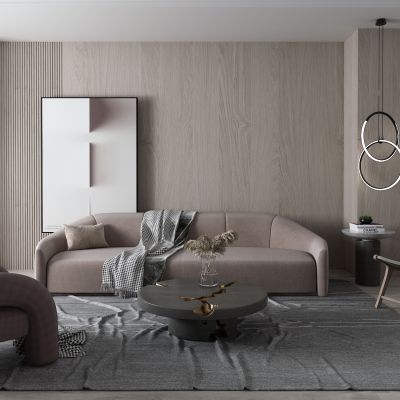 现代沙发茶几 布艺沙发