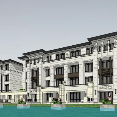 联排沿河别墅新古典Pta