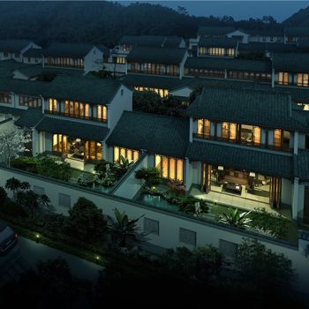 绿城安吉桃花源B区中式别墅模型Gad