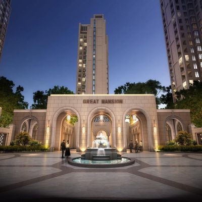 入口会所方案+高层新古典