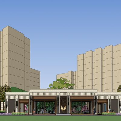 南京中粮祥云新古典入口大门