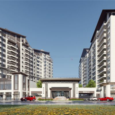 兴进桂林漓江郡府出入口二+洋房中式HZS