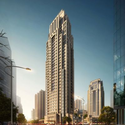 世茂西安文景路·云端轻奢豪宅大都会新古典高层项目水石国际