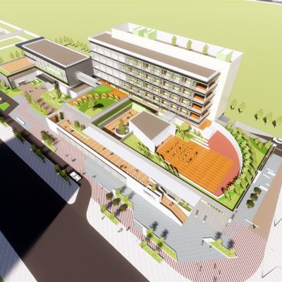 社区中心+敬老院方案