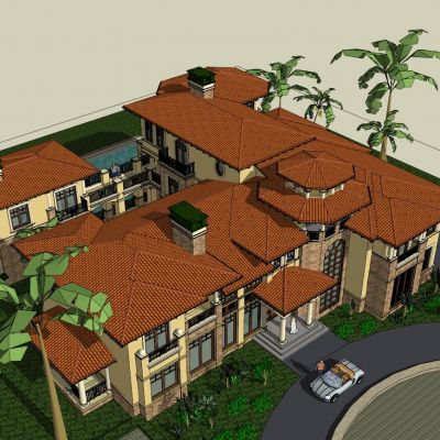 西班牙风格大独栋