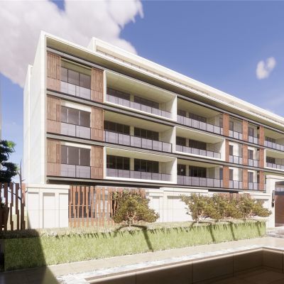 合肥万科现代叠加别墅四拼