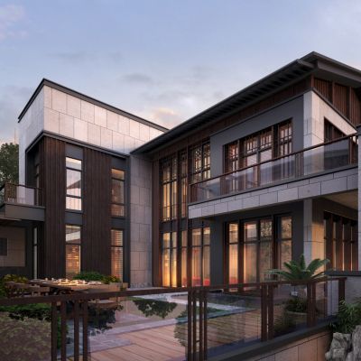 上海朱家角泰森·古涧堂淀湖院C（品臻园）中式上海天华