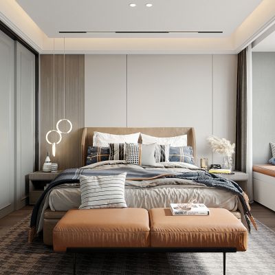 现代卧室