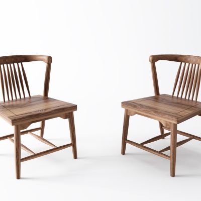 中式休闲椅 圈椅