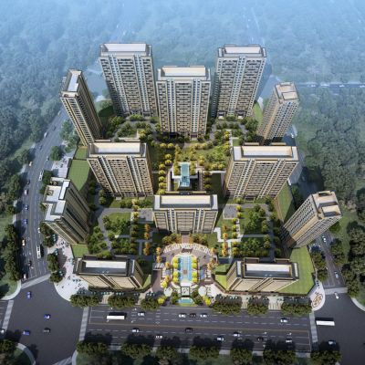 万科·翡翠长安二次展示区总模型新古典