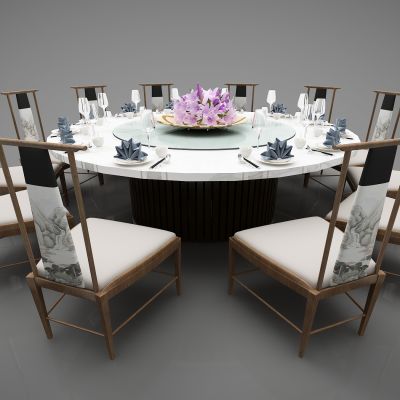 新中式风格餐桌