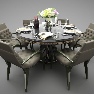 现代风格餐桌