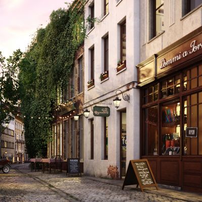 高品质城市建筑外部景观