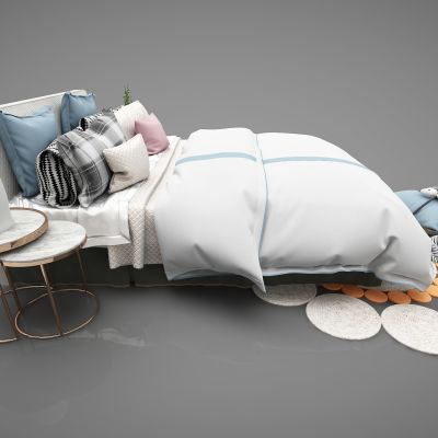 现代风格床具