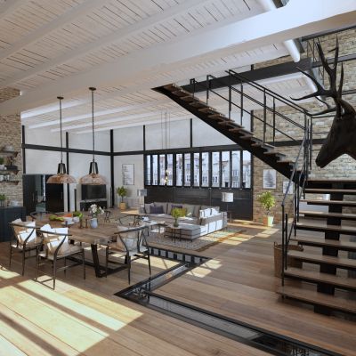 高品质客厅厨房