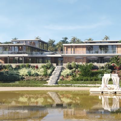 高品质别墅豪宅建筑外部景观