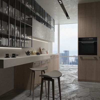 现代吧台 橱柜