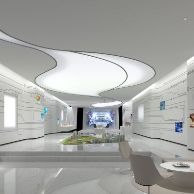 后现代售楼处展厅