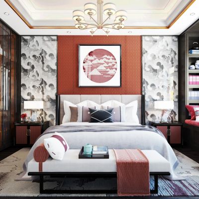 新中式卧室