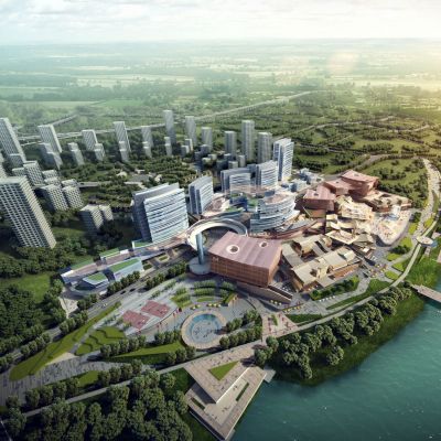 重庆巴南区巴滨路商业项目概念设计天华