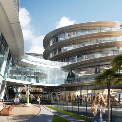 上海杨浦首创综合项目中标方案柏涛