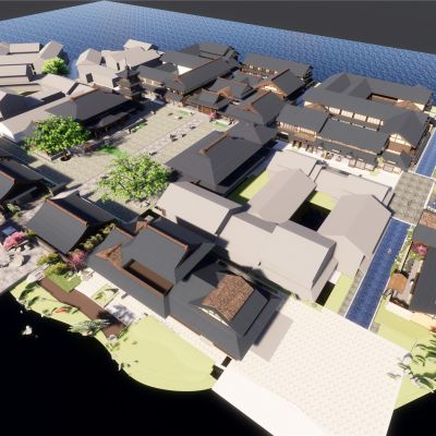 拈花湾日式休闲商业街MAO