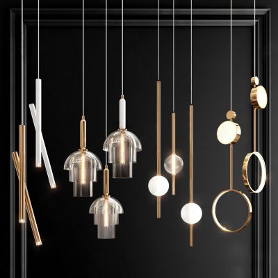 现代吊灯组合