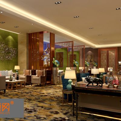 现代酒店休闲区